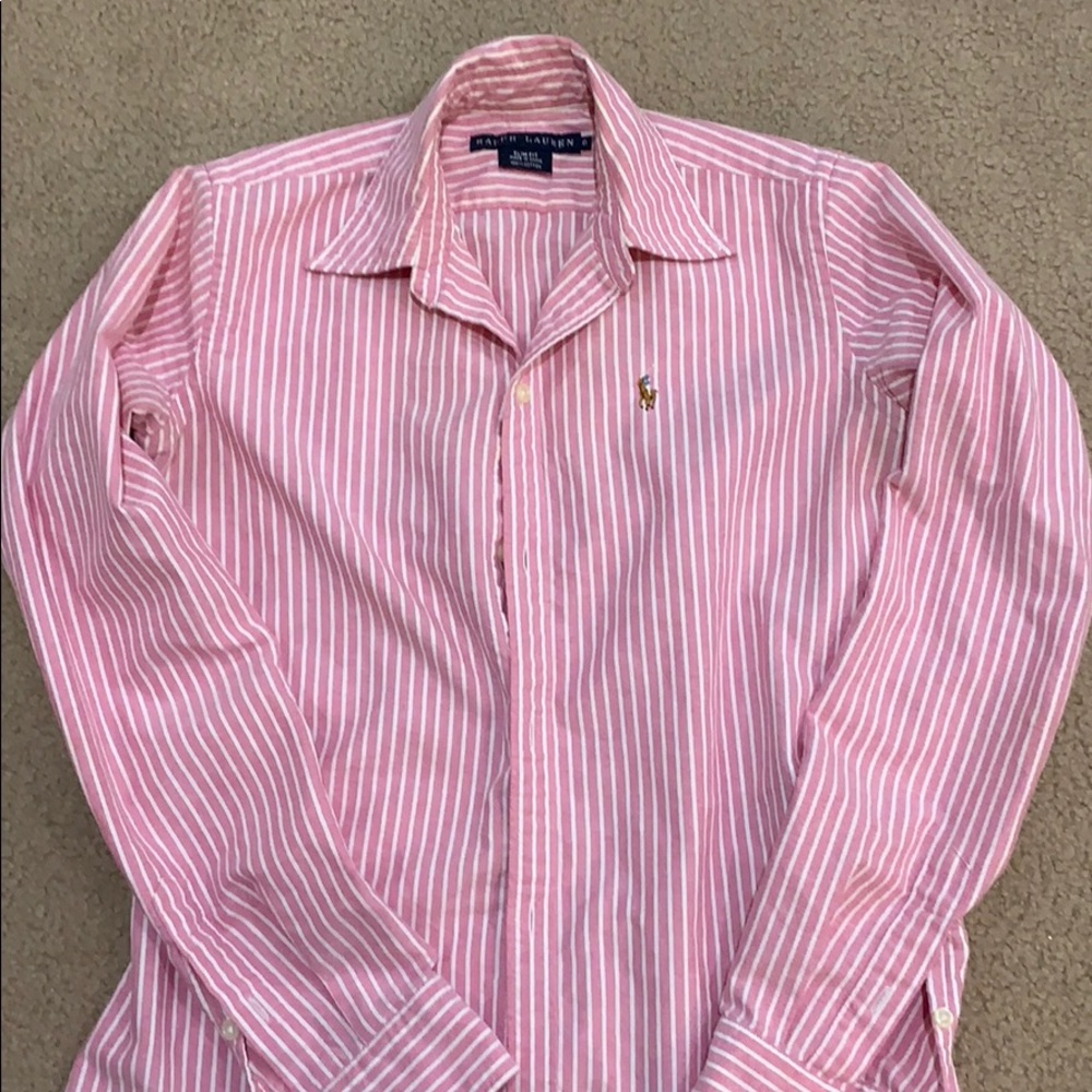 Slim fit button down shirt